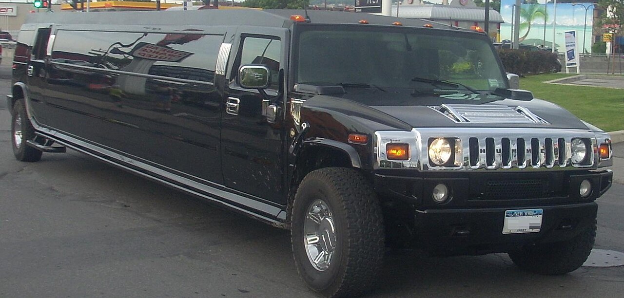 22-passenger stretch Hummer limo — Airport Commuter SF Bay Area party transportation