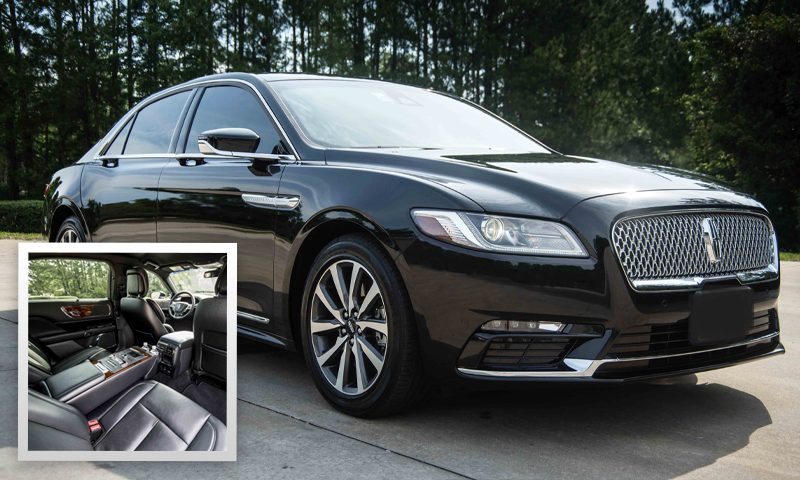 Lincoln Continental Premium Reserve, 2-3 passengers - Southern California affiliate fleet operated by Vanity Limousines Inc.