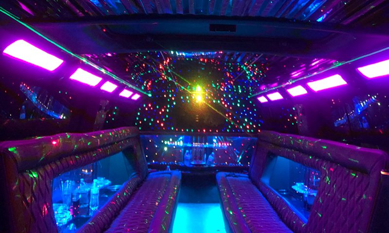 Hummer H2 Stretch SUV Limousine interior - Vanity Limousines Inc.
