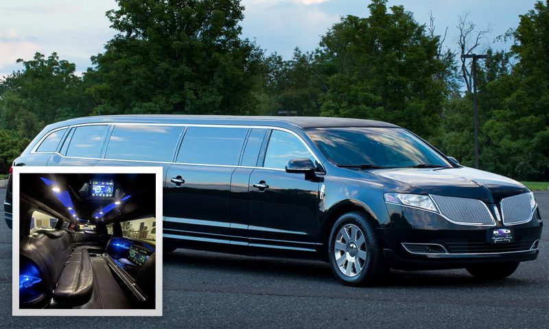 Lincoln MKT Stretch Limousine, 8 passengers - Southern California affiliate fleet operated by Vanity Limousines Inc.