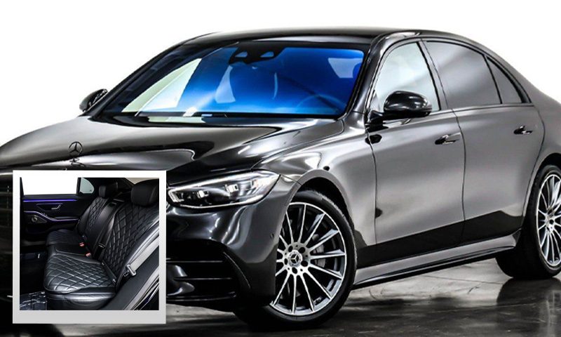 Mercedes-Benz S580 Premium Luxury Sedan, 1-3 passengers - Southern California affiliate fleet operated by Vanity Limousines Inc.