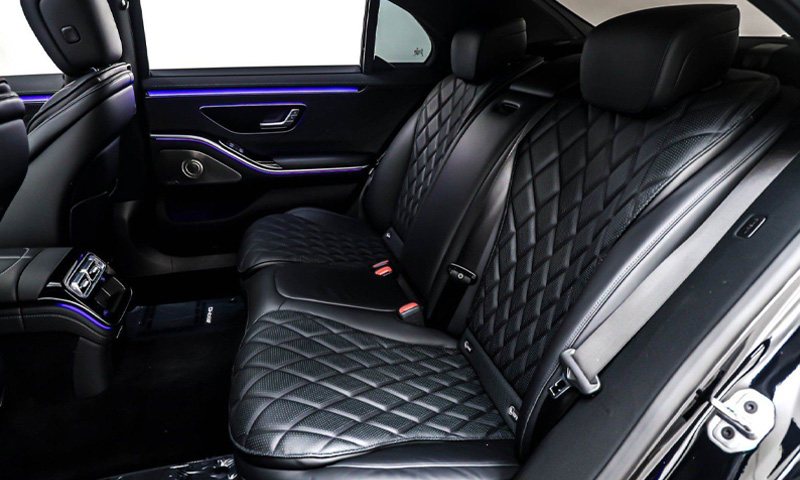 Mercedes-Benz S580 Premium Luxury Sedan interior - Vanity Limousines Inc.