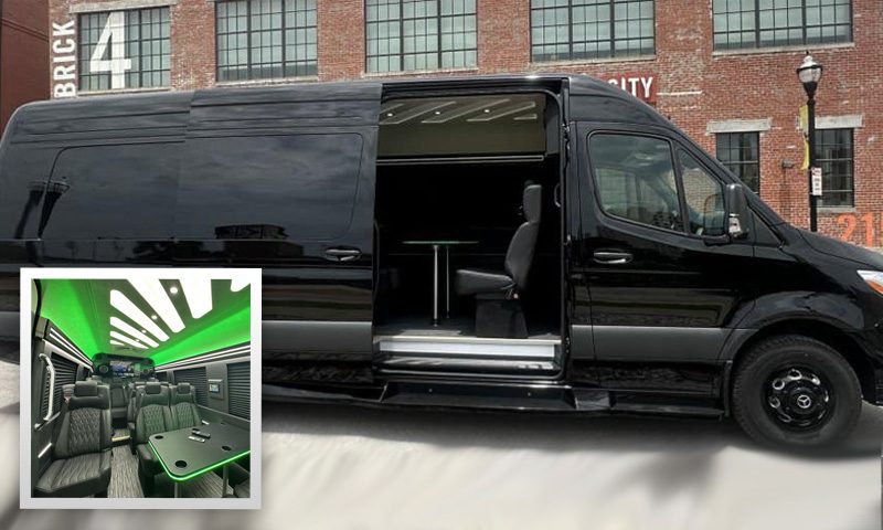 Mercedes-Benz Sprinter Executive Van, 13 passengers - Southern California affiliate fleet operated by Vanity Limousines Inc.